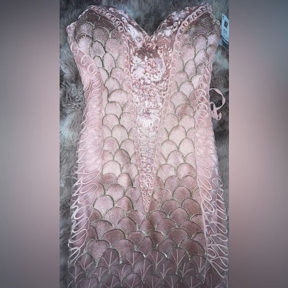 Gorgeous Sue Wong Nocturne Size 2 Pink Dress - Picture 16 of 16